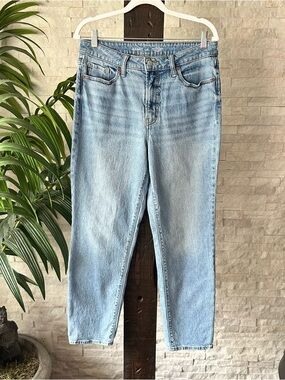 Old Navy Light Blue High-Rise OG Straight  Secret Smooth Pocket Jeans Size 10